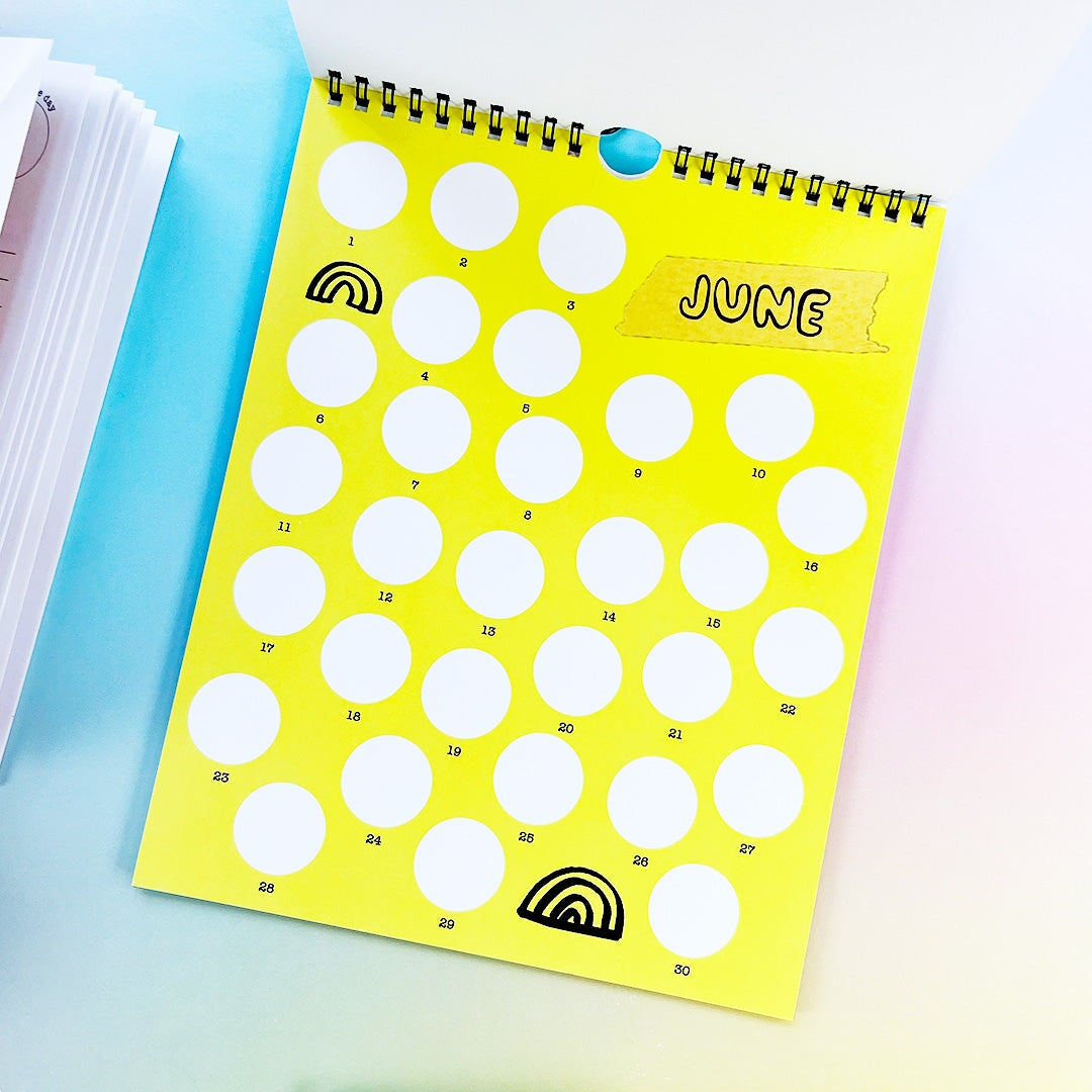 Sticker Your Year Wall Calendar