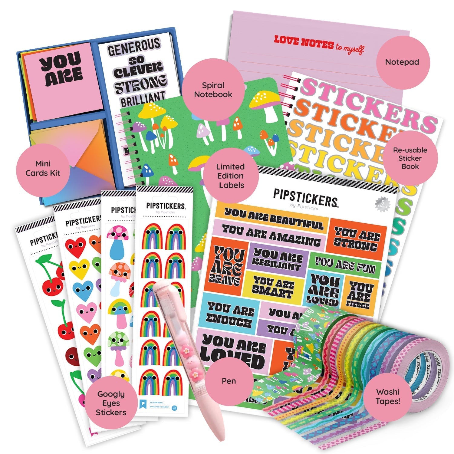 Affirmation Vibes Stationery Box