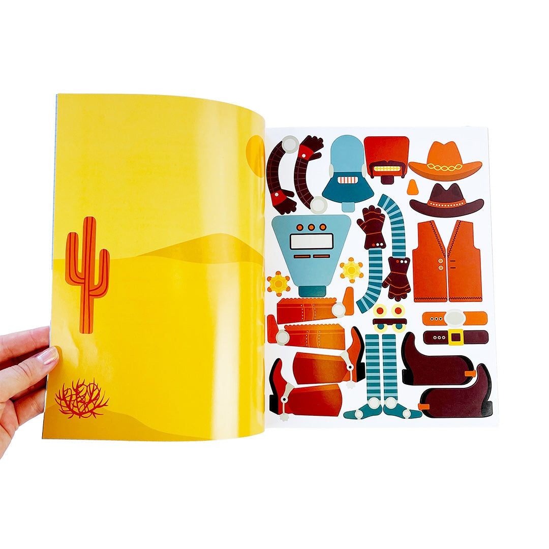 Design Your Own Sticker Book: Stickerbots