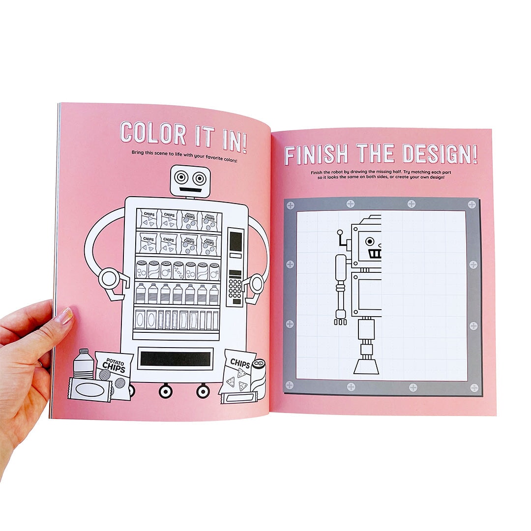 Design Your Own Sticker Book: Stickerbots