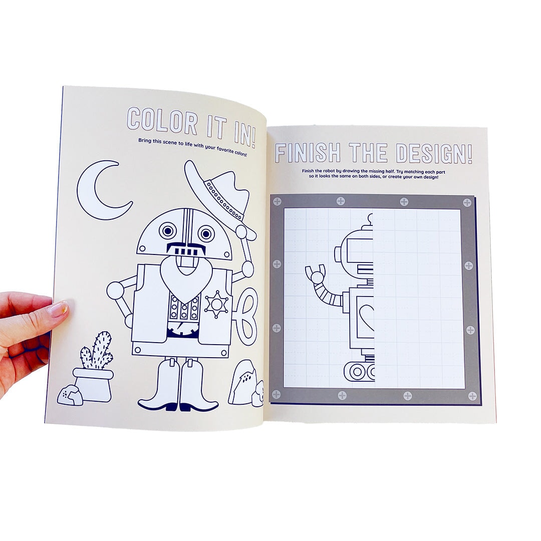 Design Your Own Sticker Book: Stickerbots