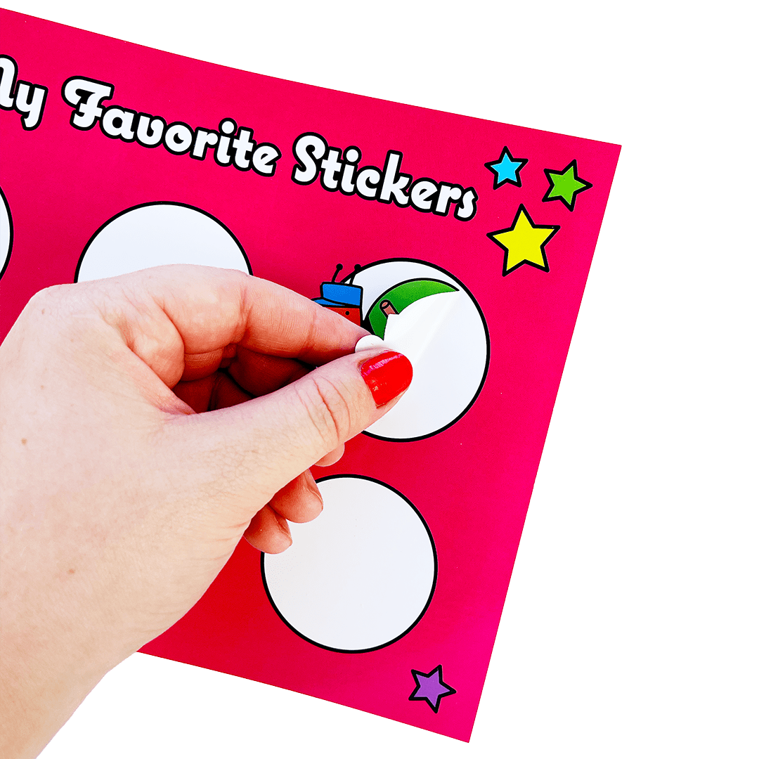 Retro Rainbow Sticker Collector