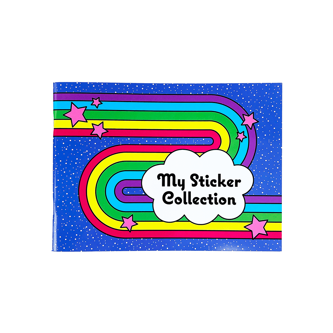 Retro Rainbow Sticker Collector