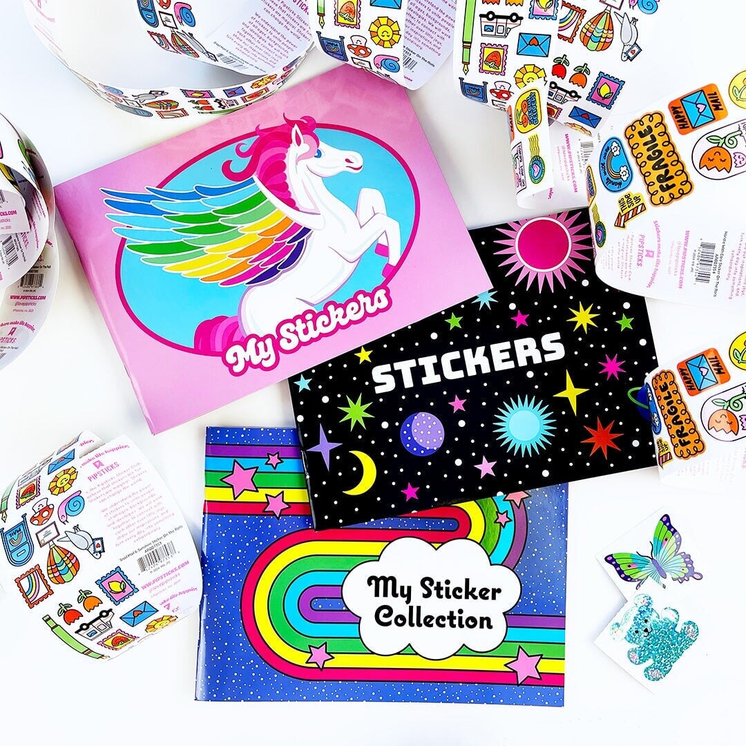Retro Rainbow Sticker Collector