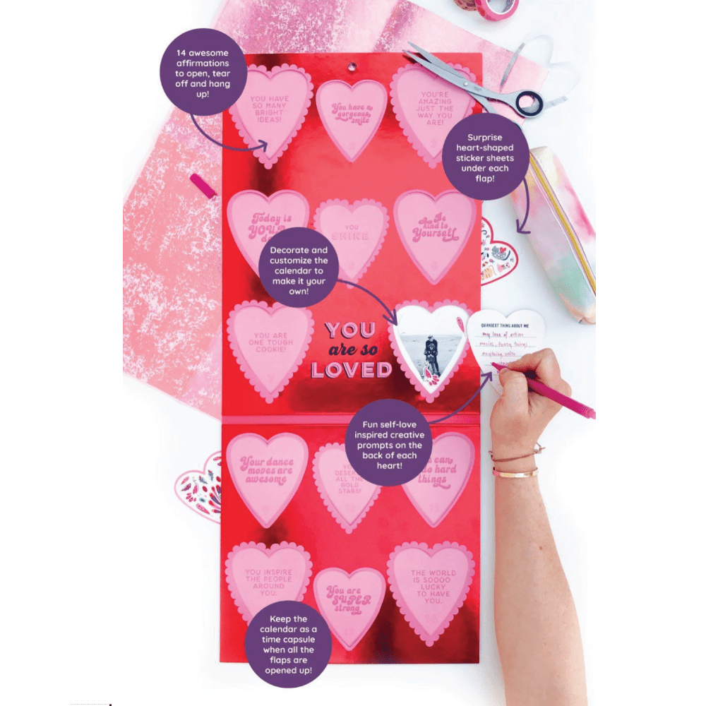 Be My Sticker Valentine: 14 Days of Sticker Love