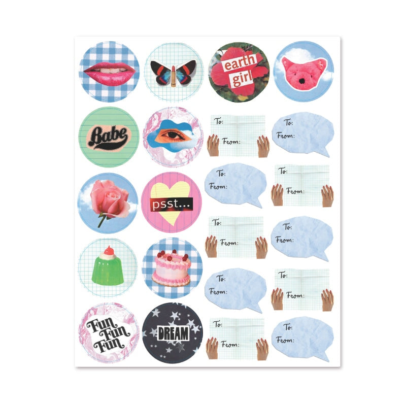 Haricot Vert Dreamy Wrapping Paper Book