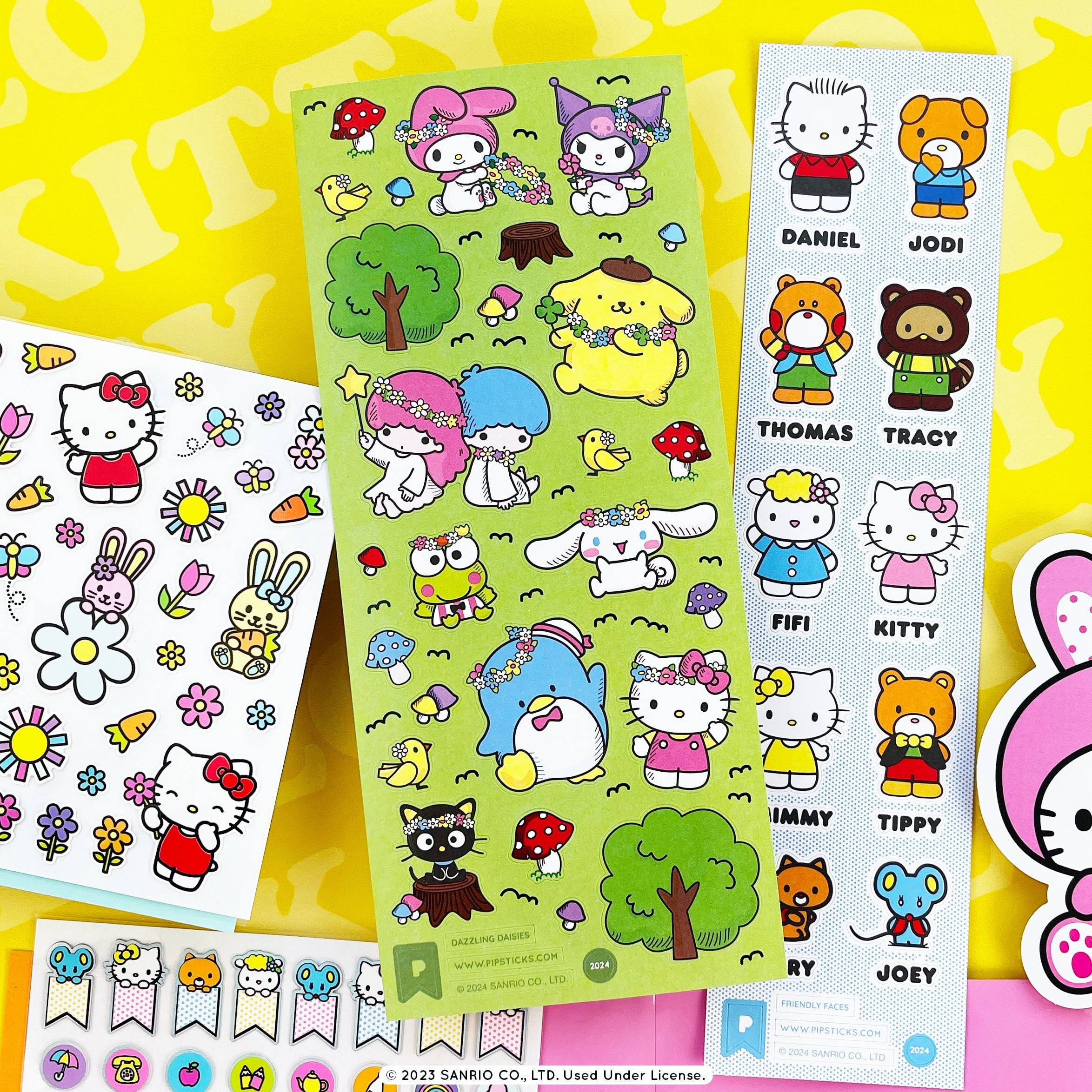 Friendship & Florals Hello Kitty and Friends Sticker Pack