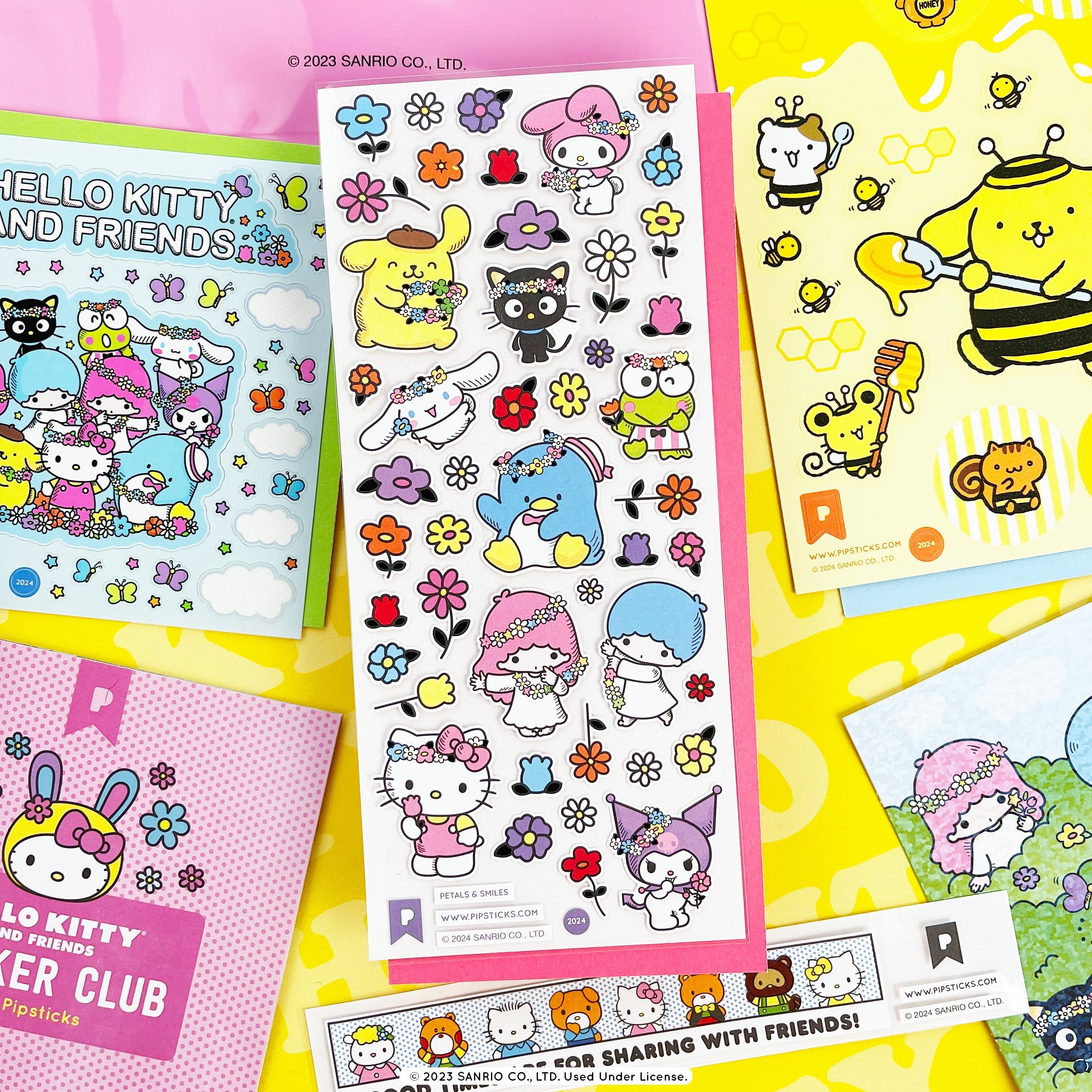 Friendship & Florals Hello Kitty and Friends Sticker Pack