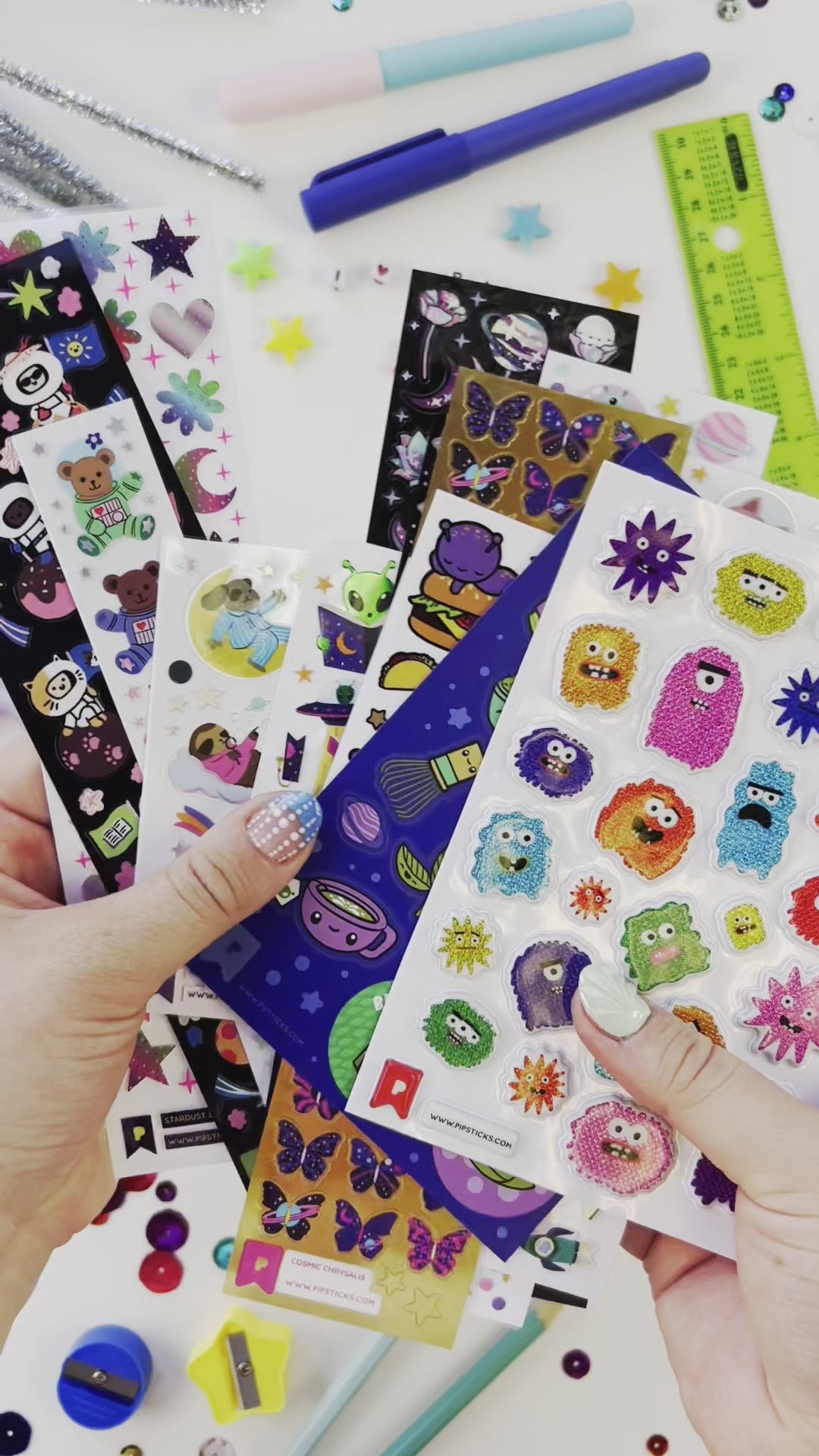 Outerspace Whimsy KID Sticker Pack