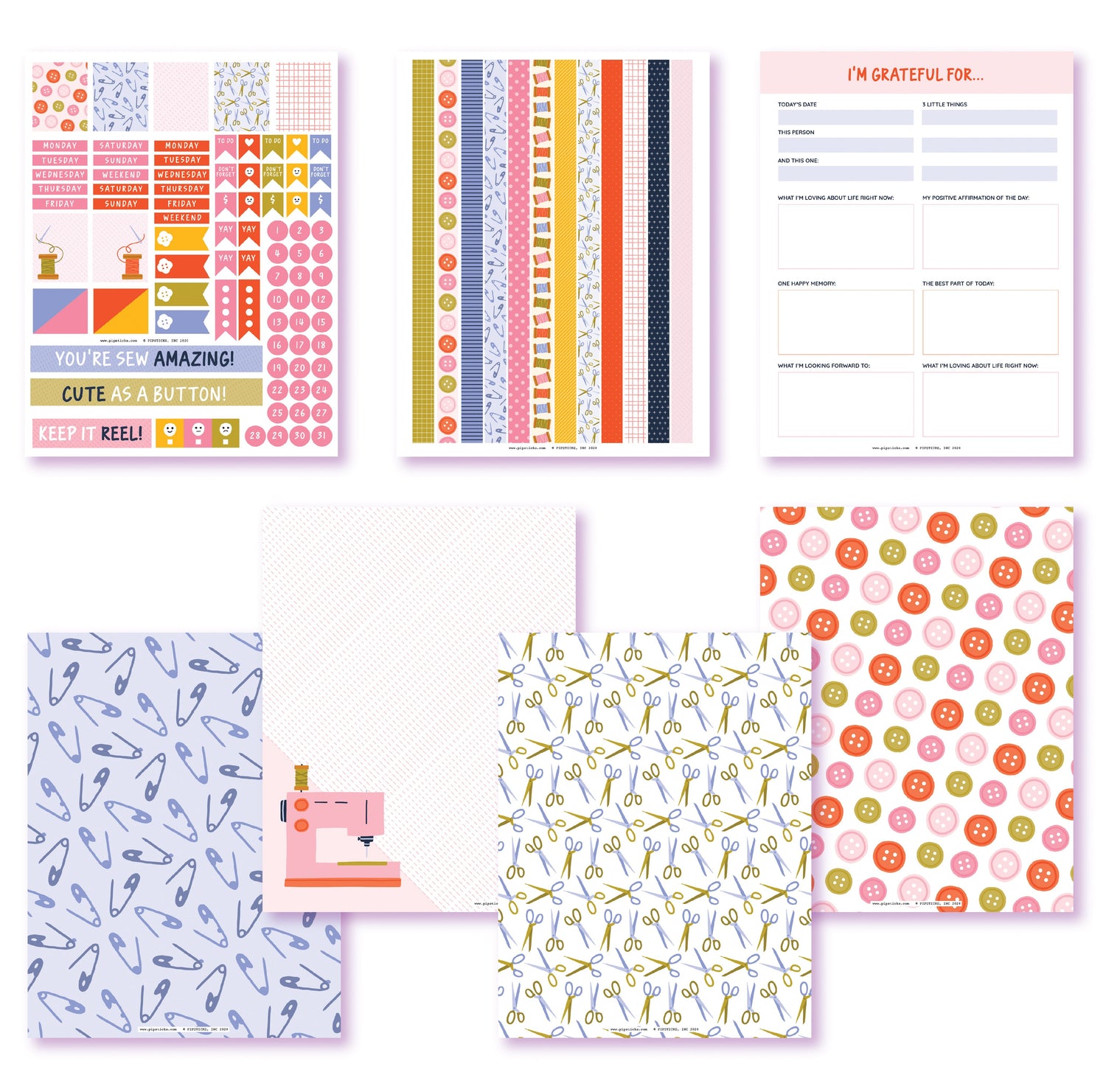 Sew Amazing Planner Printables