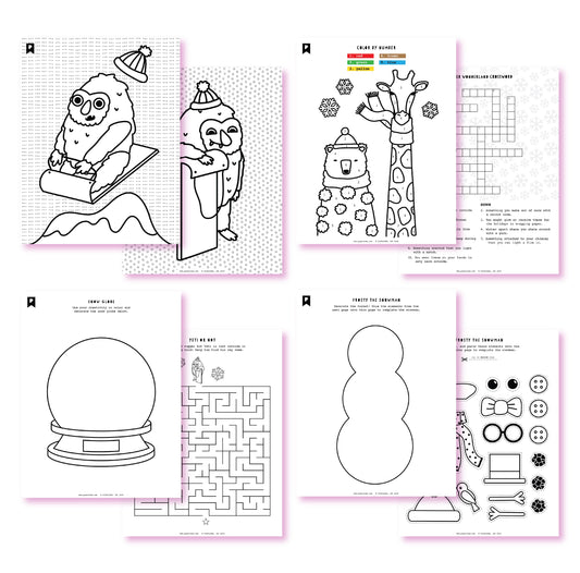 Gettin' Yeti For Fun Kids Printables