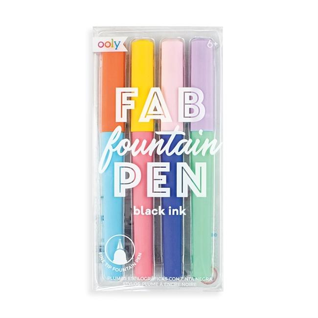 Ooly Fab Fountain Pens - Set of 4