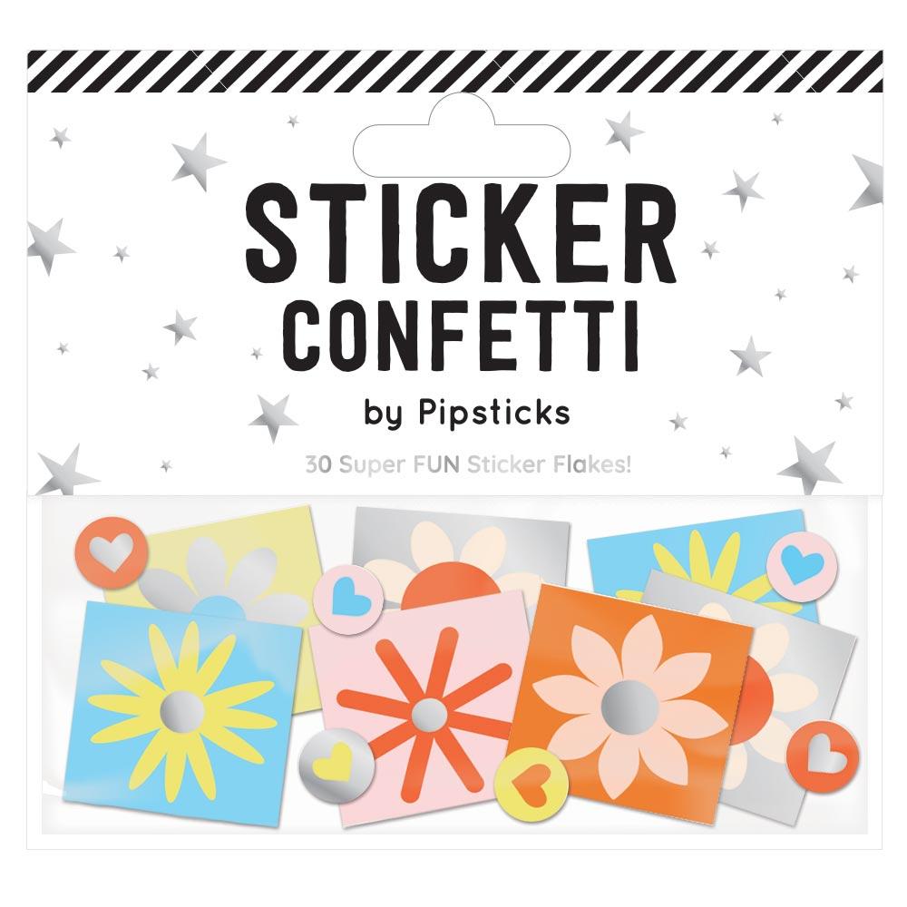 Lazy Daisies Sticker Confetti