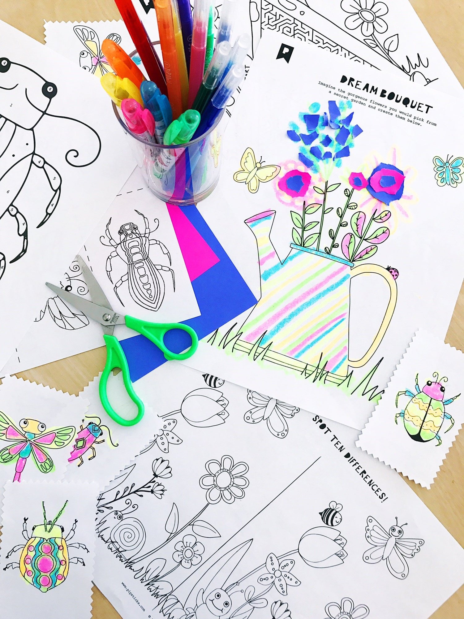 In The Garden Kids Printables