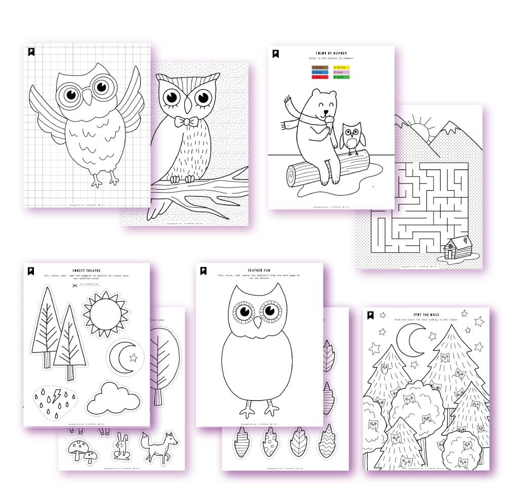 Feathered Friends Kids Printables