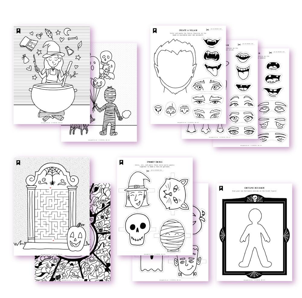 Spooky Soiree Kids Printables