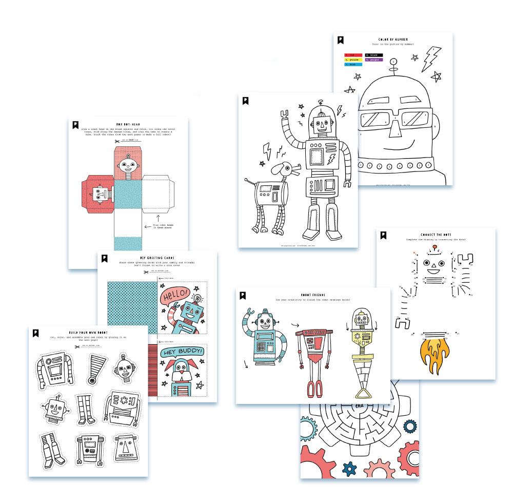 Rad Robots Kids Printables