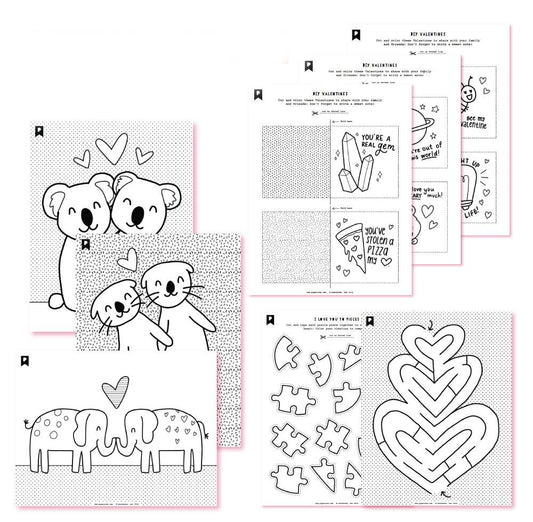 Be My Valentine Kids Printables