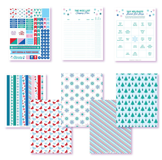 Yay! For The Holidays Planner Printables