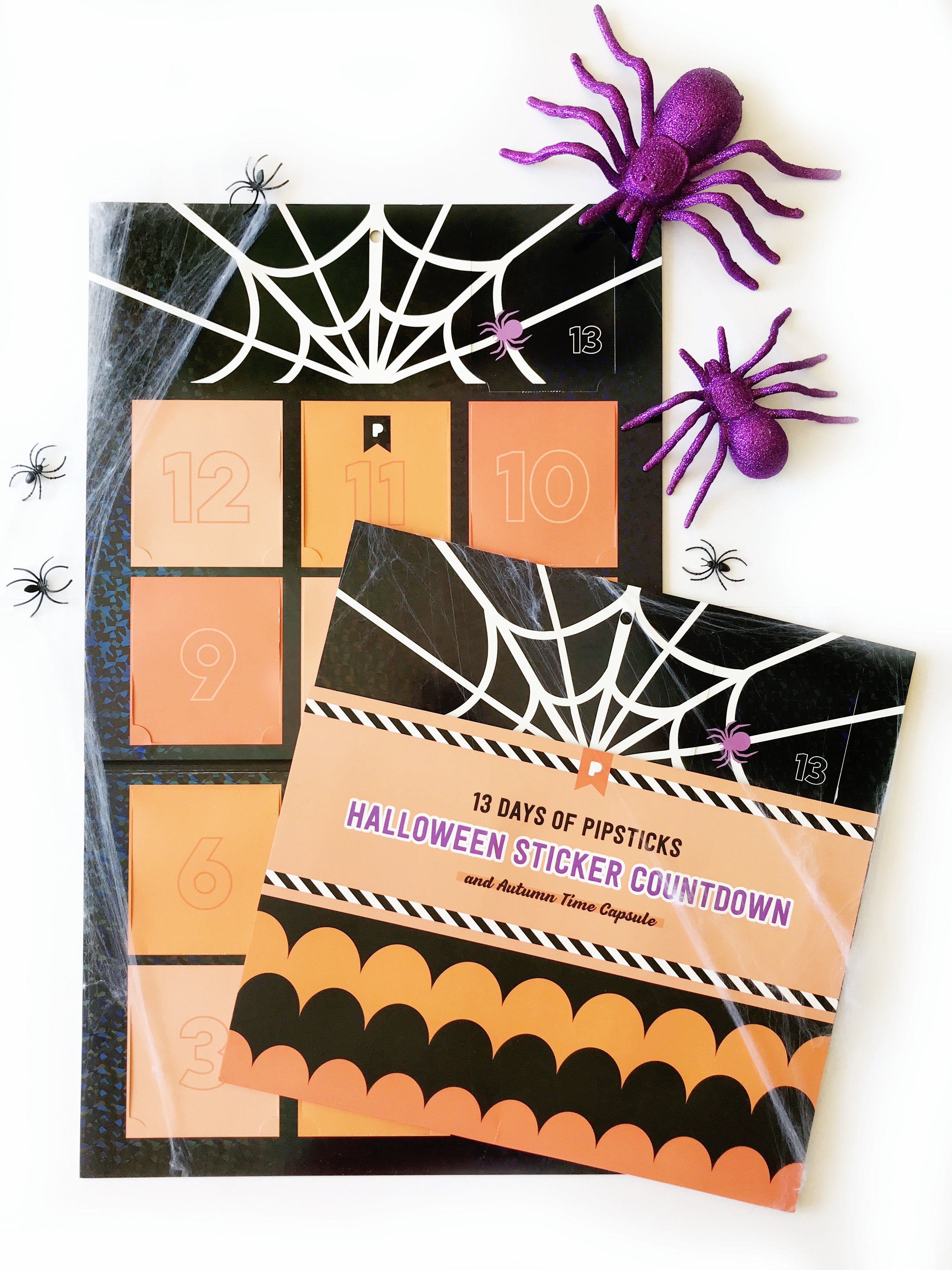 13 Days of Halloween Sticker Countdown