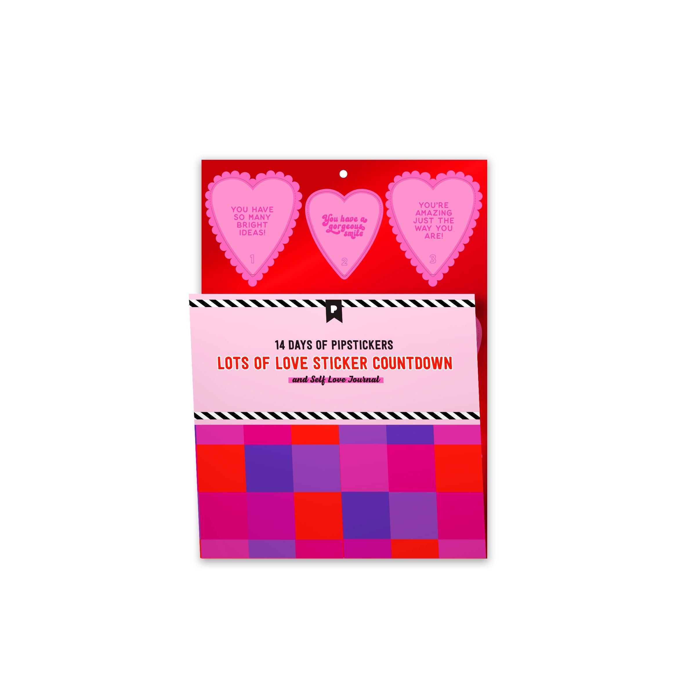 24 PC 4x5 Sticker by Number Valentine's Day Cards