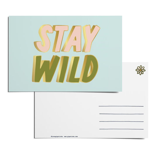Stay Wild Postcard Pack