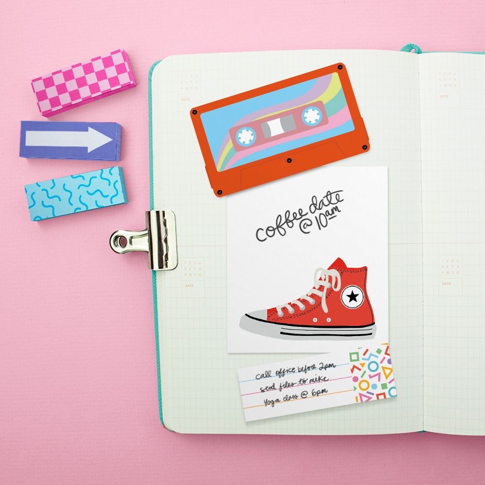 Blast From The Past Sticky Note Set