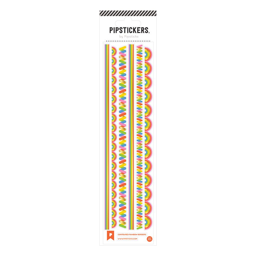 Contoured Rainbow Borders