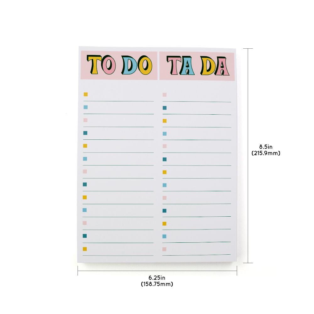 To Do Ta Da Notepad