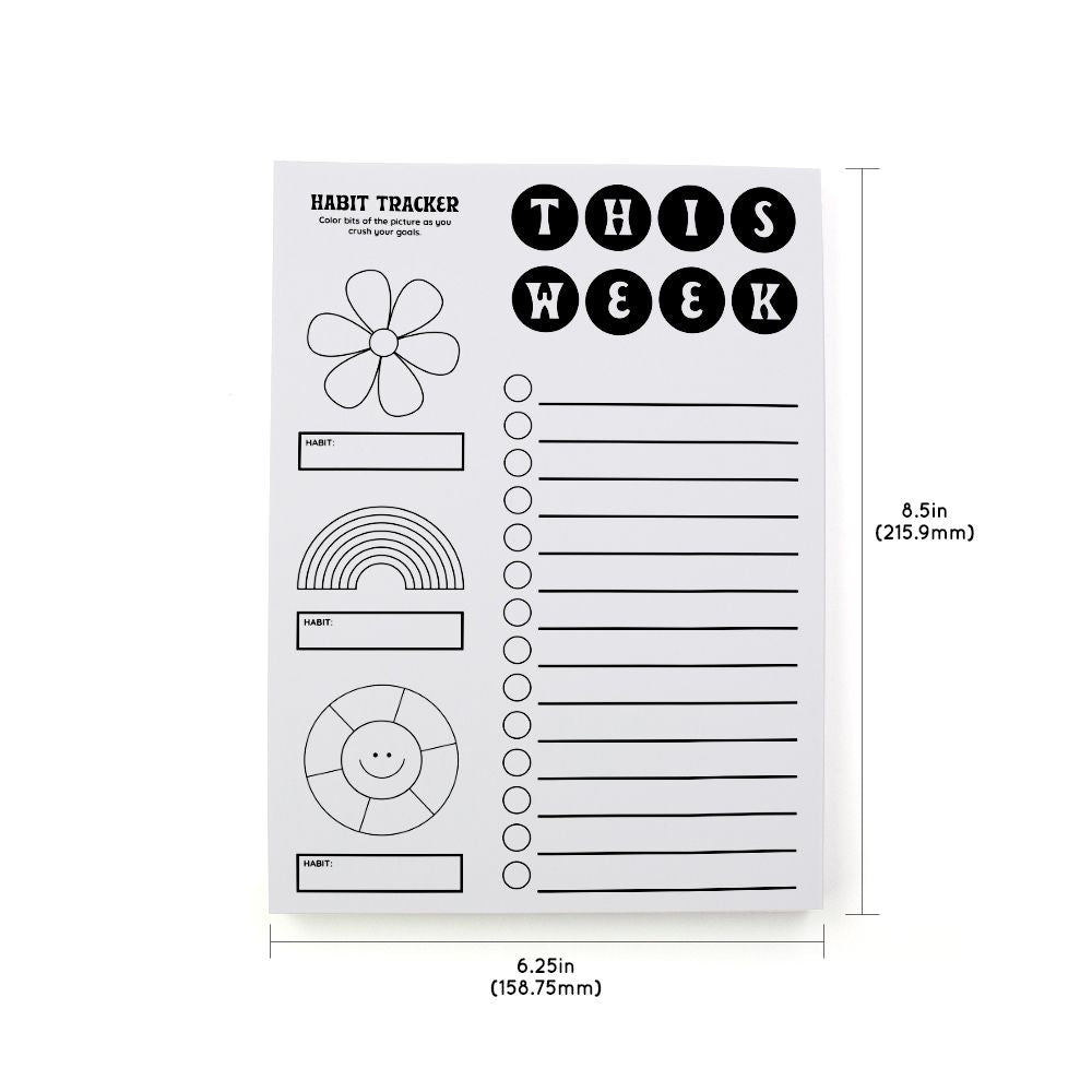 Habit Tracker Notepad