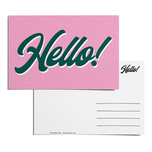 Hello! Postcard Pack