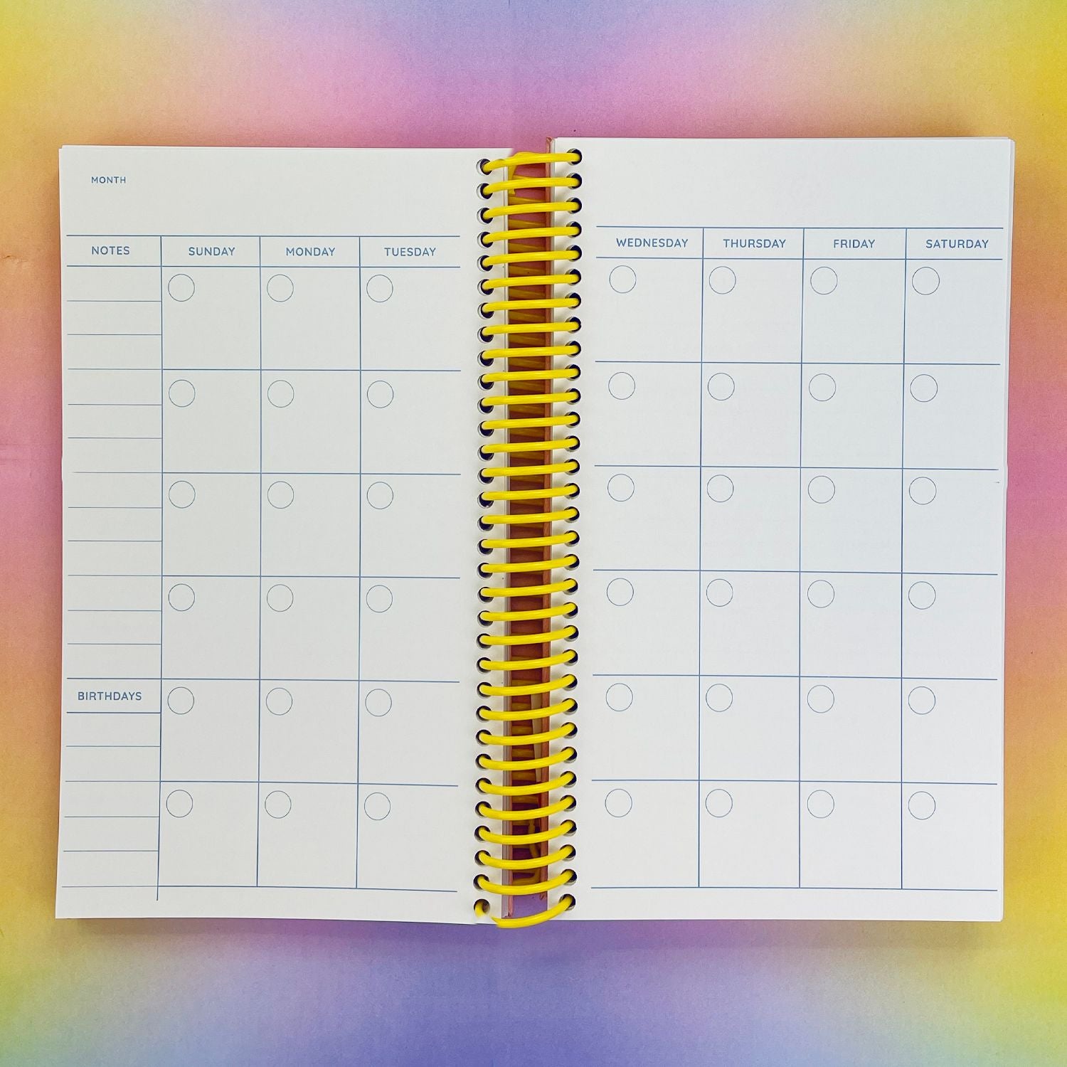 Happy Thoughts 12 Month Planner