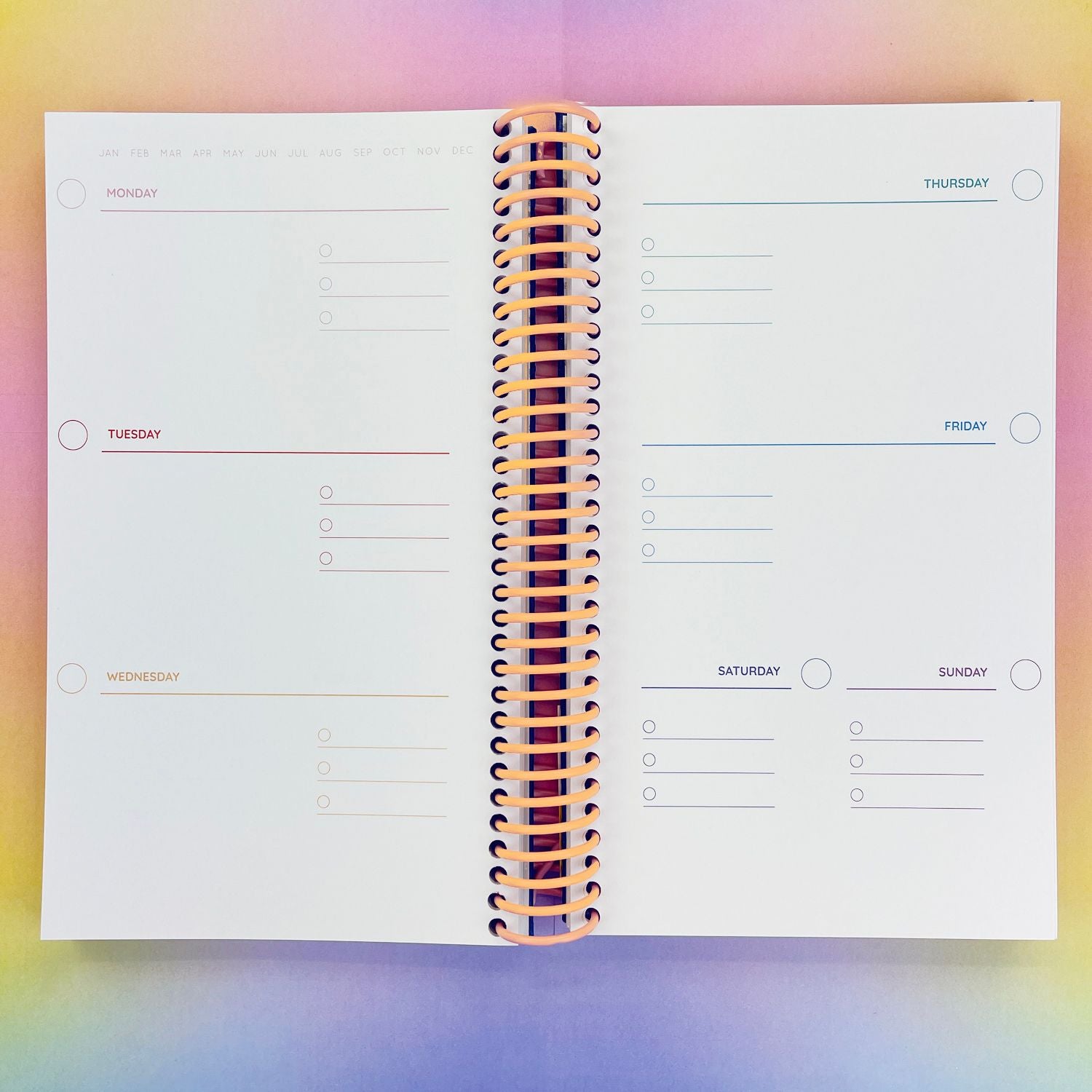 Happy Thoughts 12 Month Planner