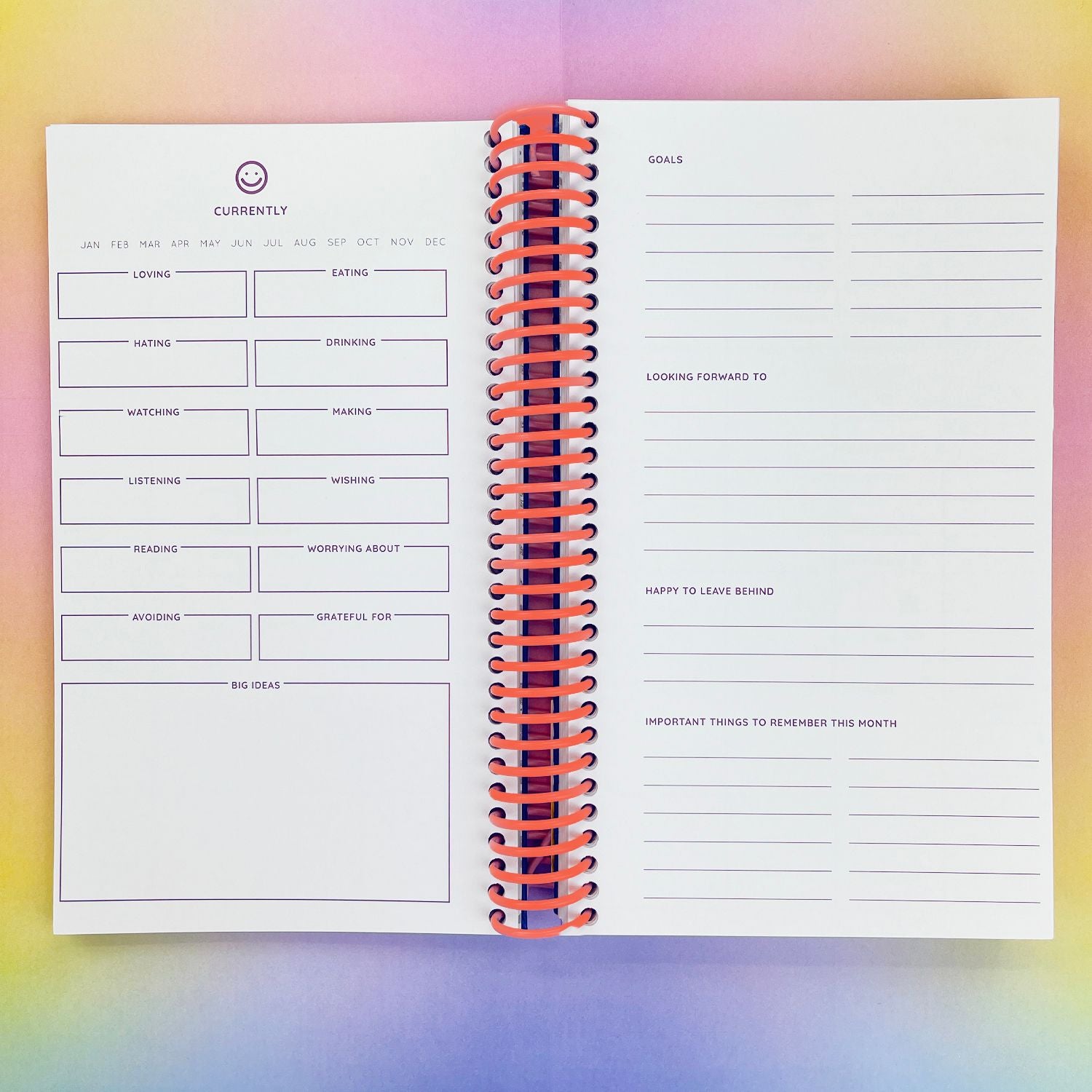 All The Things 12 Month Planner