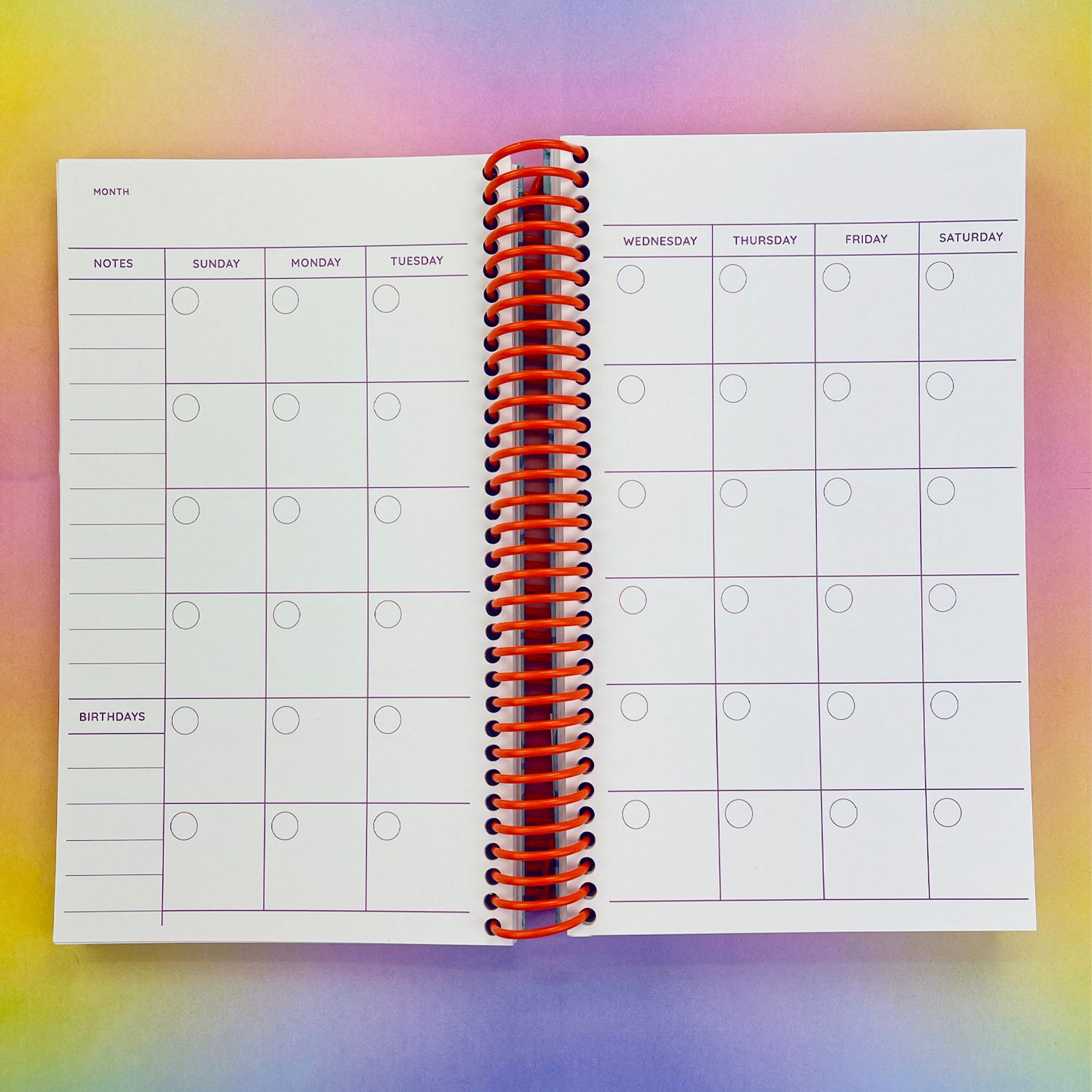 All The Things 12 Month Planner