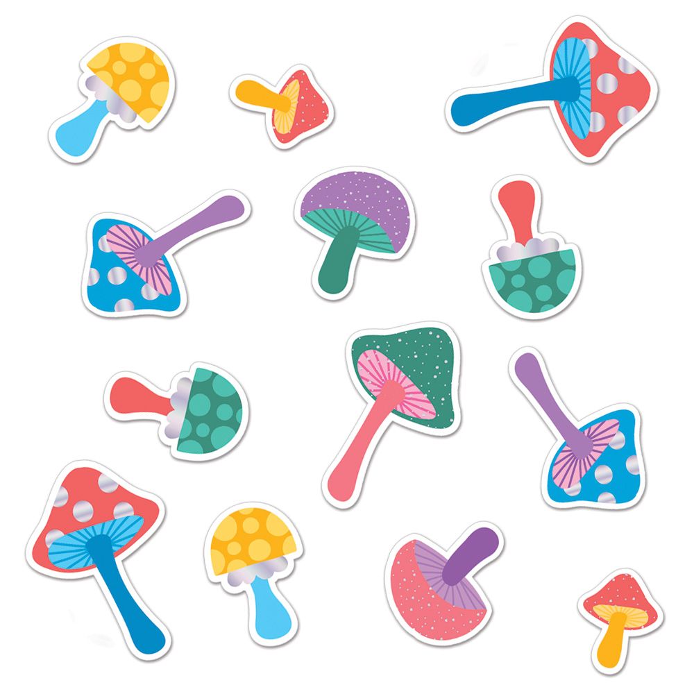 Merry Mushrooms Sticker Confetti
