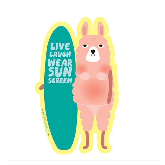 Live Laugh Wear Sunscreen Vinyl