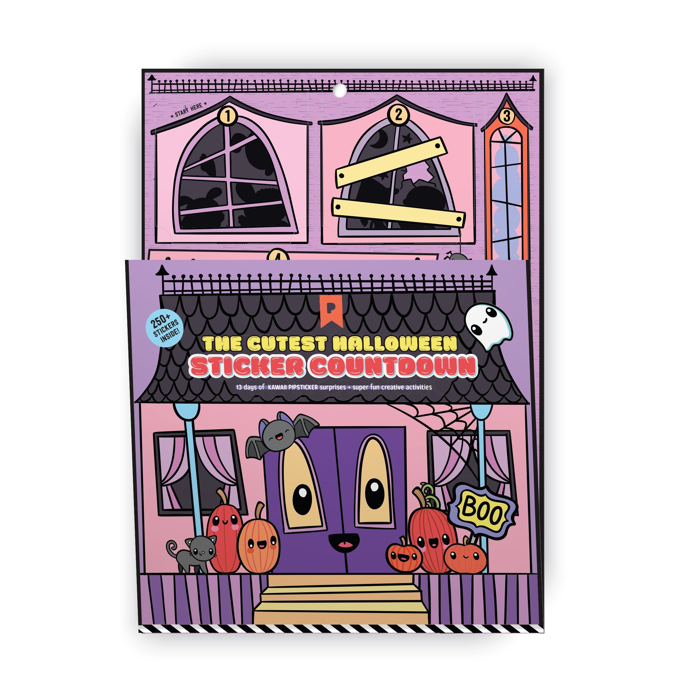 Kawaii Halloween Sticker Countdown