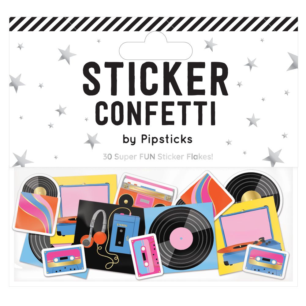 Classic Rock Sticker Confetti