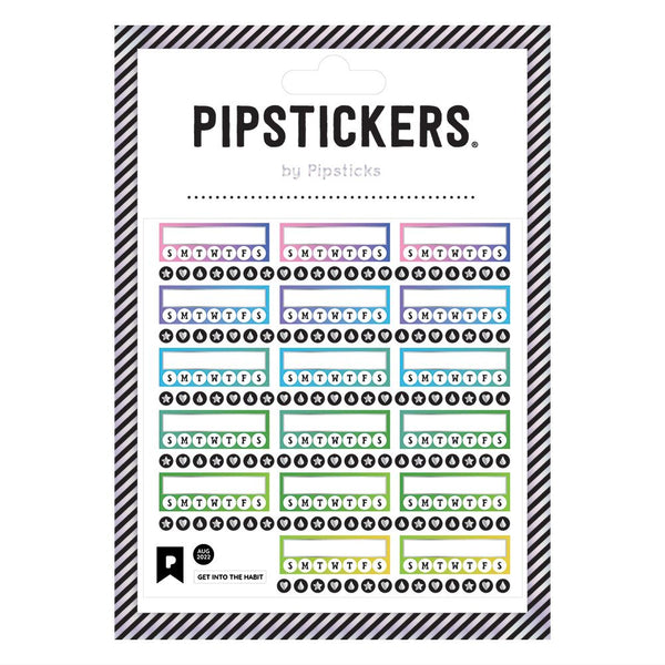 Habit Tracker Sticker Pack - Download 36 PNG Printable and Digital Stickers