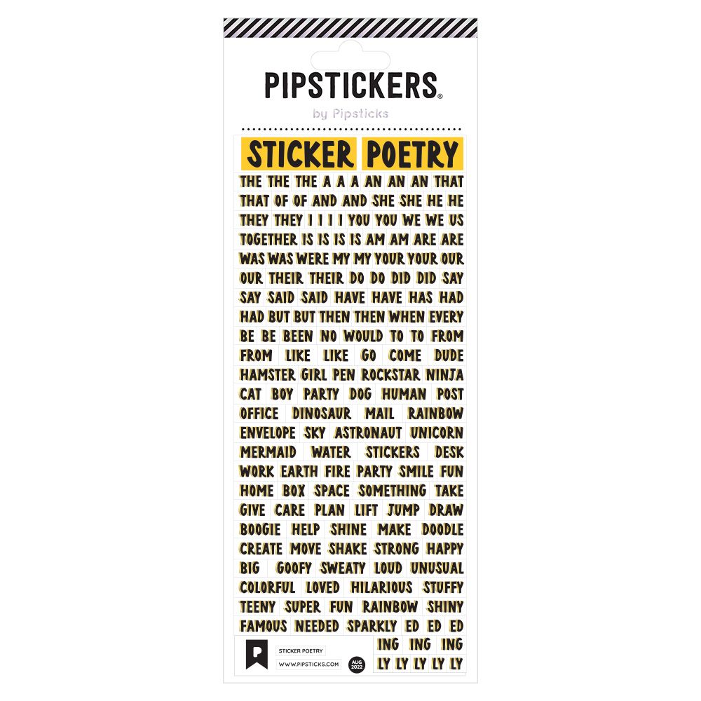 Sticker Poetry