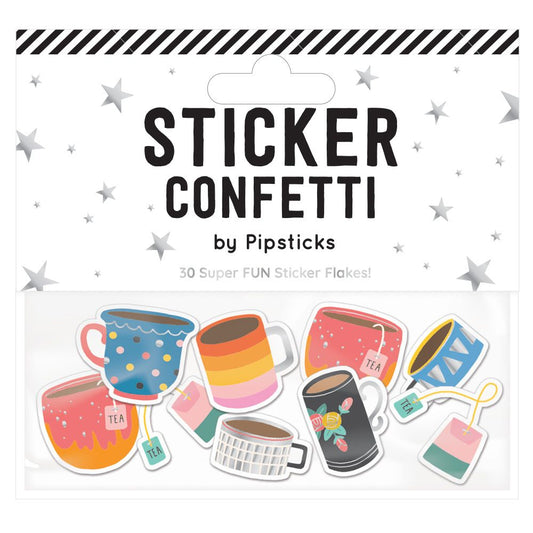 Sip Sip Hooray Sticker Confetti