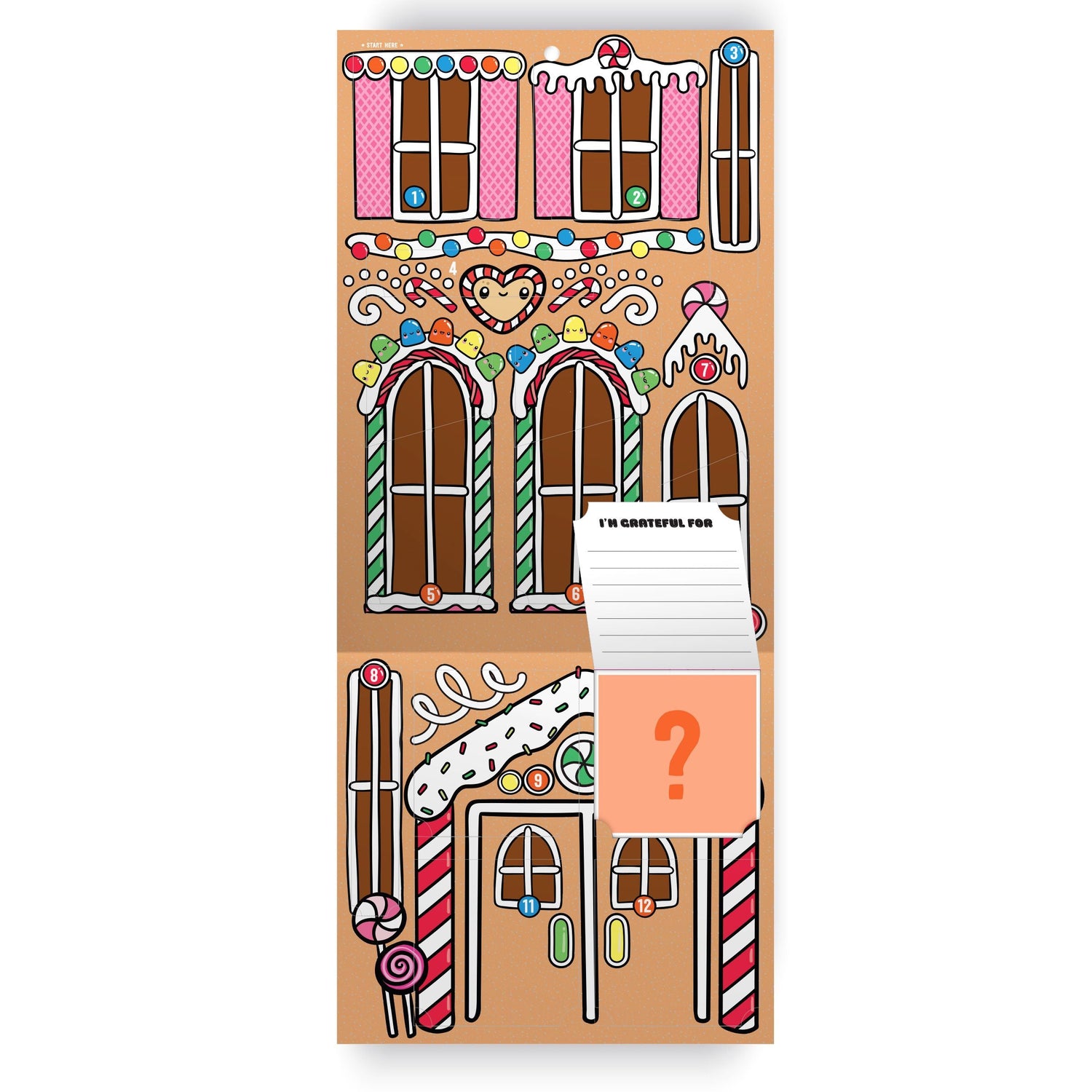 Kawaii Christmas Sticker Advent Calendar