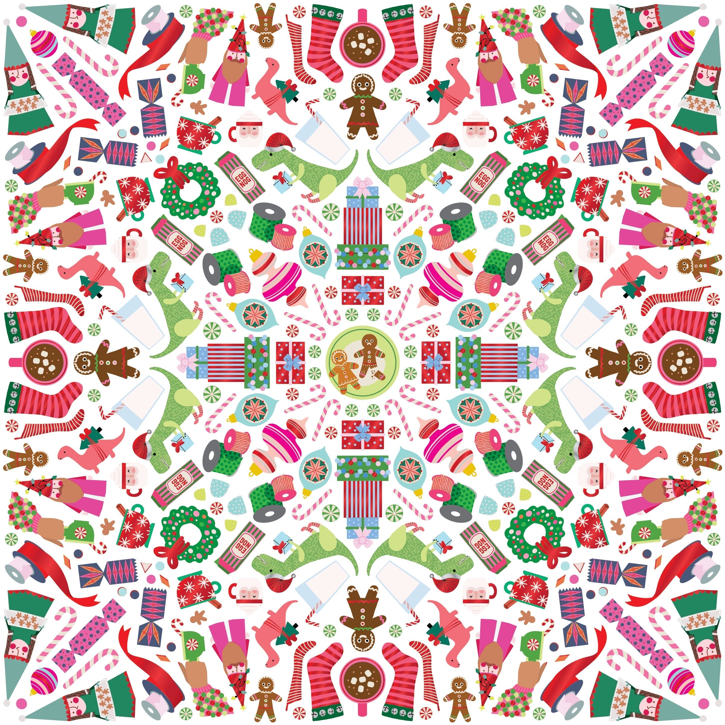 Holly Jolly Sticker Burst