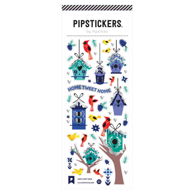 Pretty Birdhouse Stickers