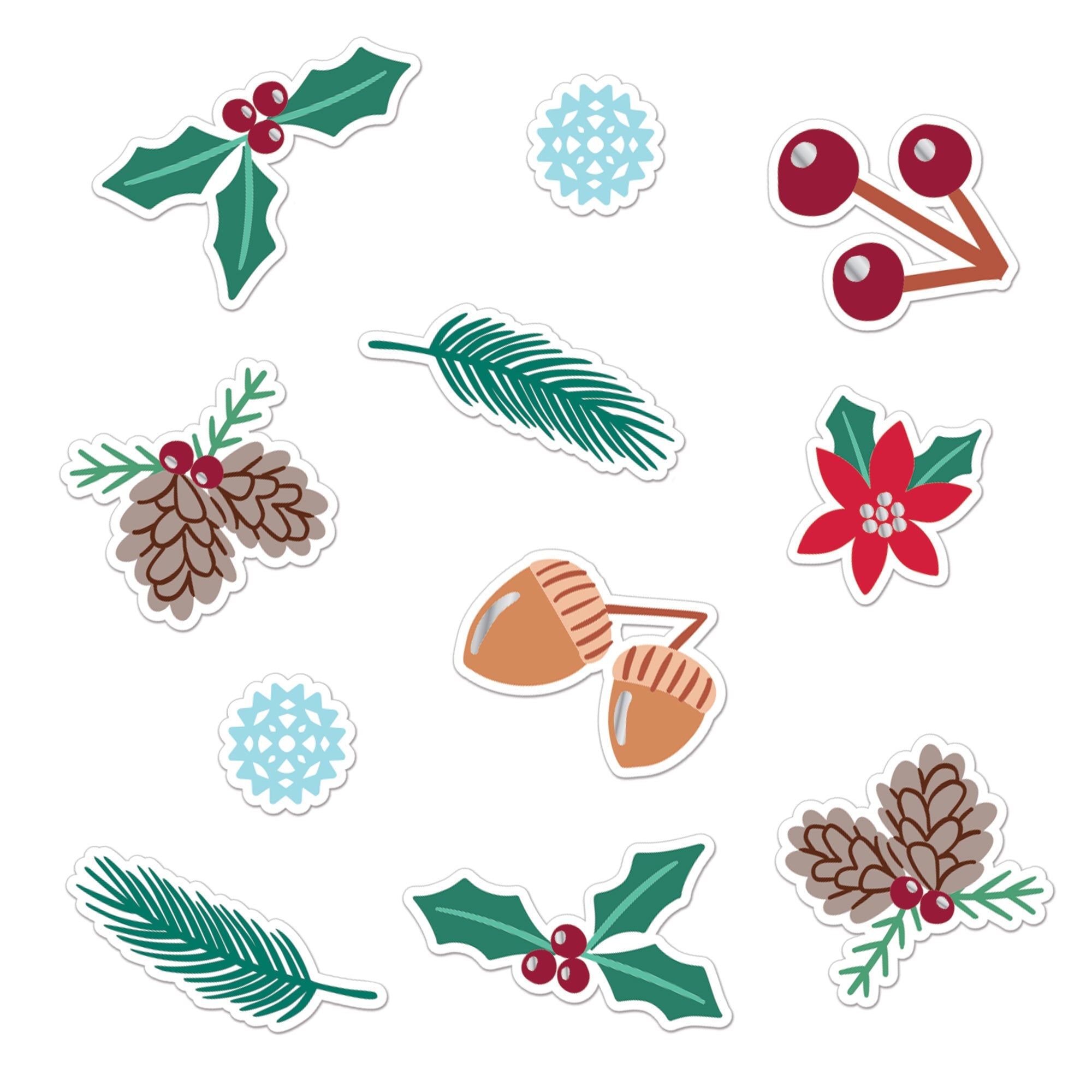 Berries & Boughs Sticker Confetti