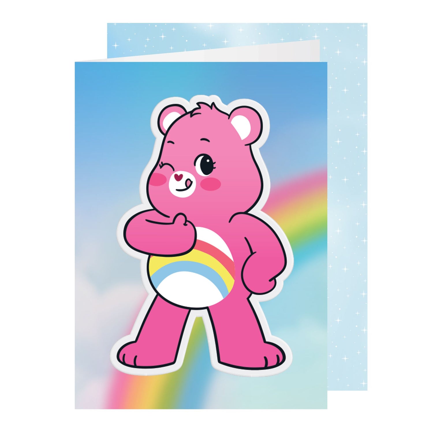 Cheer Bear Big Puffy Greeting Card