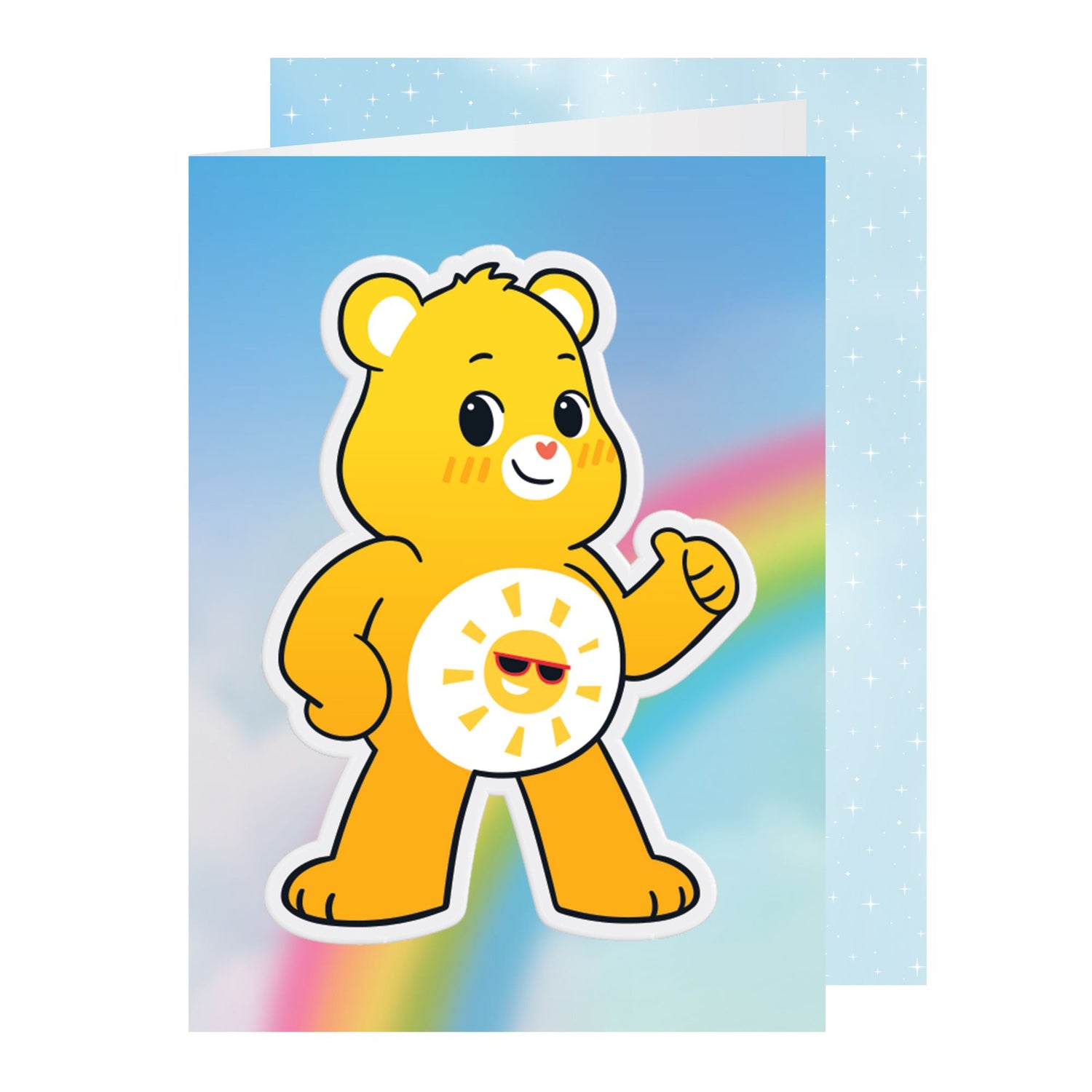 Funshine Bear Big Puffy Greeting Card
