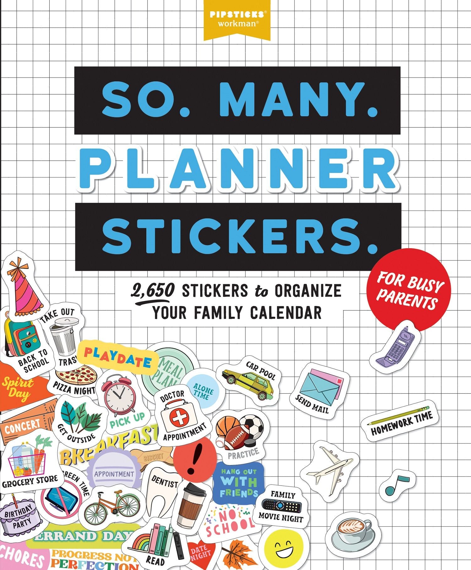 So. Many. Planner Stickers. For Busy Parents Book