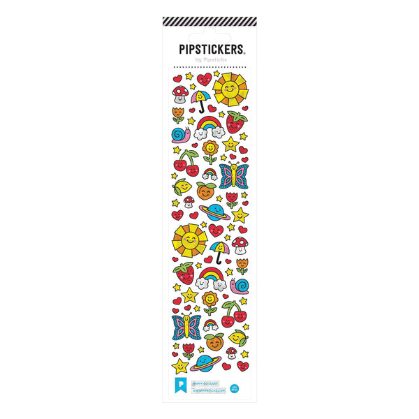 Retro Happy Stickers